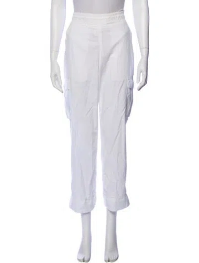 Pre-owned James Perse Straight Leg Pants In White