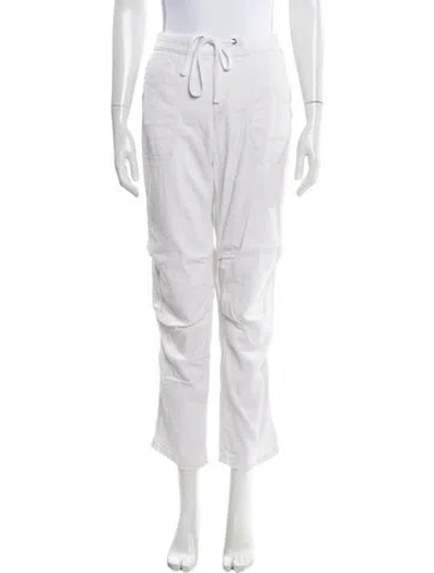 Pre-owned James Perse Straight Leg Pants In White