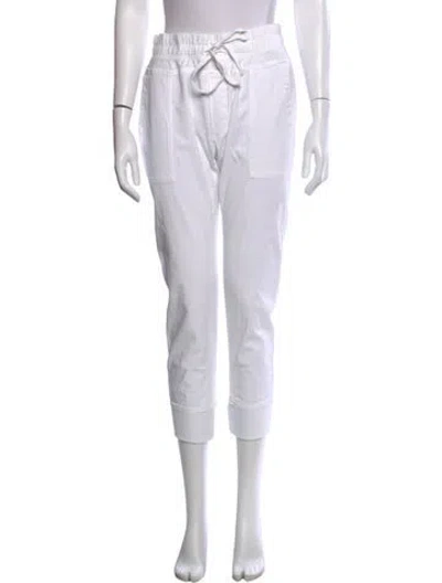 Pre-owned James Perse Straight Leg Pants In White