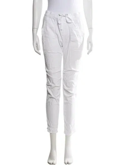 Pre-owned James Perse Straight Leg Pants In White