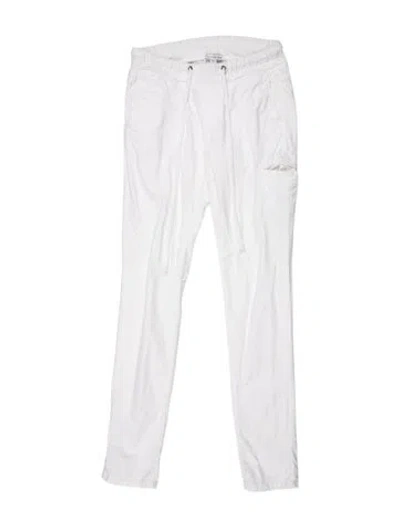 Pre-owned James Perse Straight Leg Pants In White