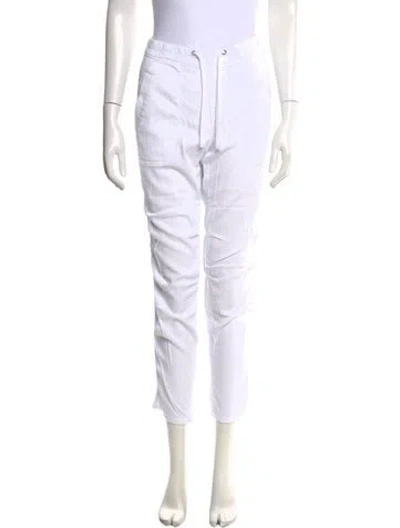 Pre-owned James Perse Straight Leg Pants In White