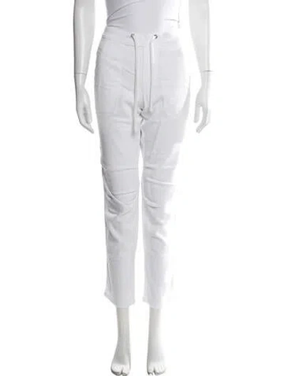 Pre-owned James Perse Straight Leg Pants In White