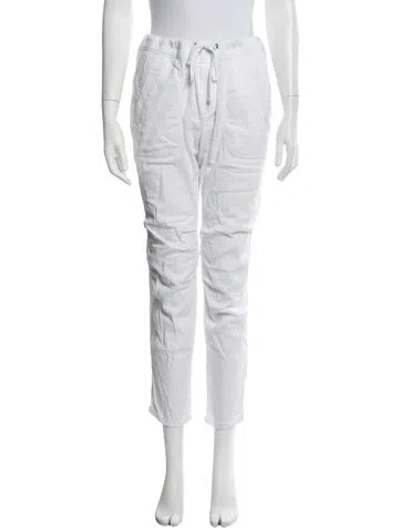Pre-owned James Perse Straight Leg Pants In White