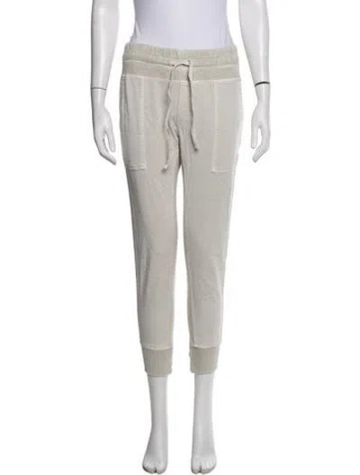 Pre-owned James Perse Straight Leg Pants In White