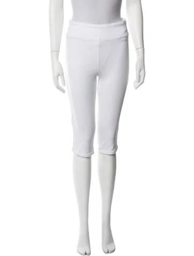 Pre-owned James Perse Straight Leg Pants In White