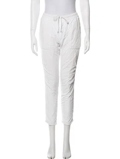 Pre-owned James Perse Straight Leg Pants In White