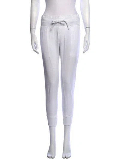 Pre-owned James Perse Straight Leg Pants In White