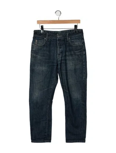Pre-owned James Perse Straight-leg Jeans In Green
