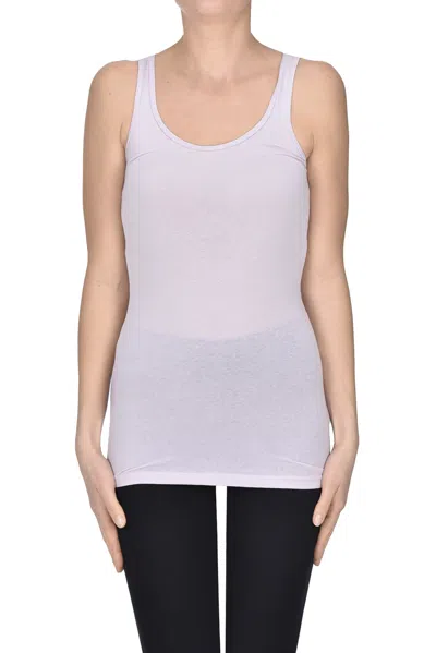 James Perse Stretch Cotton Tank Top In Pink