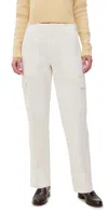 James Perse Jumbo Corduroy Relaxed Pant In Ivory