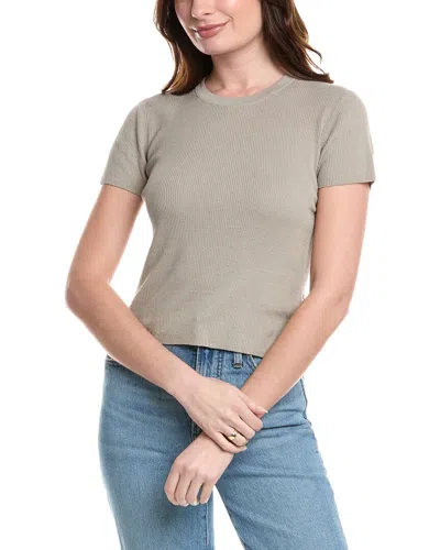 JAMES PERSE STRETCH LINEN-BLEND T-SHIRT