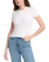 James Perse Stretch Linen-blend T-shirt In White