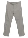 James Perse Stretch Micro Twill Trousers In Gray