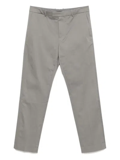 James Perse Stretch Micro Twill Trousers In Gray