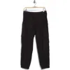 James Perse Stretch Poplin Cargo Pants In Black