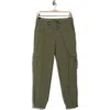James Perse Stretch Poplin Cargo Pants In Trooper