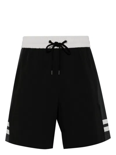 James Perse Stretch Ripstop Swim Shorts In Black