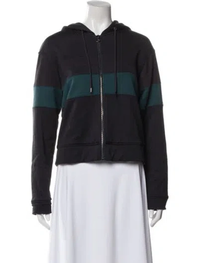 Pre-owned James Perse Striped Evening Jacket In Gray