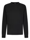 James Perse Vintage Charcoal Grey Supima Cotton Sweatshirt In White