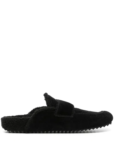 James Perse Suede Sandals In Black