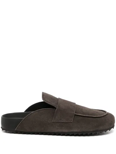 James Perse Suede Sandals In Brown