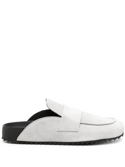 James Perse Suede Sandals In Grey