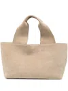 James Perse Suede Tote Bag In Neutral