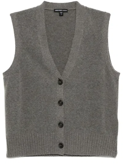 James Perse Sunland Vest In Grey