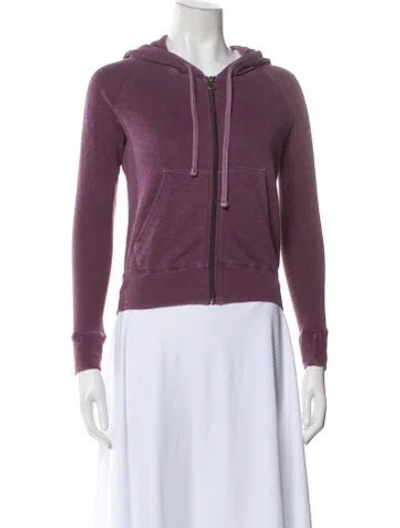 Pre-owned James Perse Supima Cotton Evening Jacket In Purple