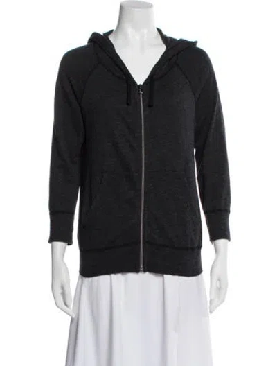 Pre-owned James Perse Supima Cotton Jacket In Black