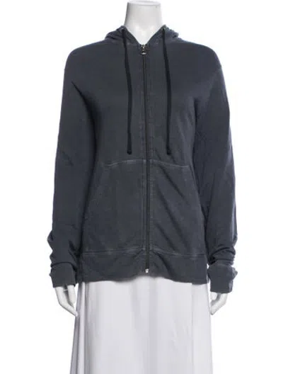 Pre-owned James Perse Supima Cotton Jacket In Blue