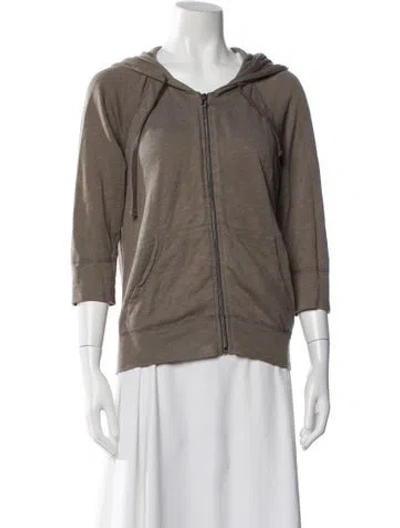 Pre-owned James Perse Supima Cotton Jacket In Gray