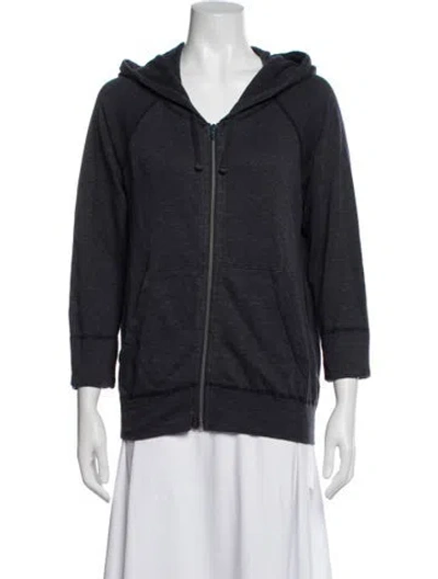 Pre-owned James Perse Supima Cotton Jacket In Gray