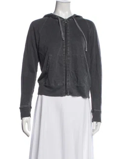 Pre-owned James Perse Supima Cotton Jacket In Gray