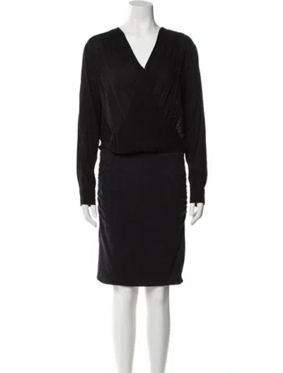 Pre-owned James Perse Supima Cotton Knee-length Dress In Multi