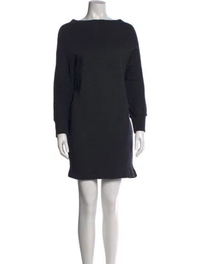 Pre-owned James Perse Supima Cotton Mini Dress In Gray