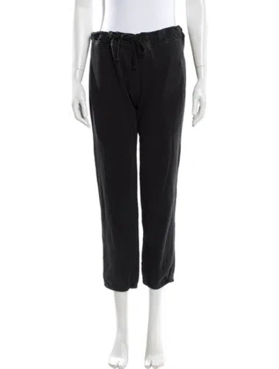 Pre-owned James Perse Supima Cotton Sweatpants In Black