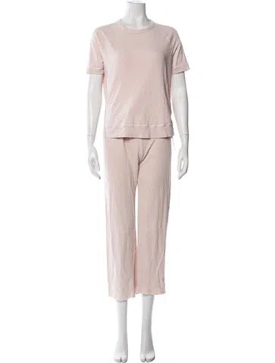 Pre-owned James Perse Supima Cotton Sweatpants In Pink