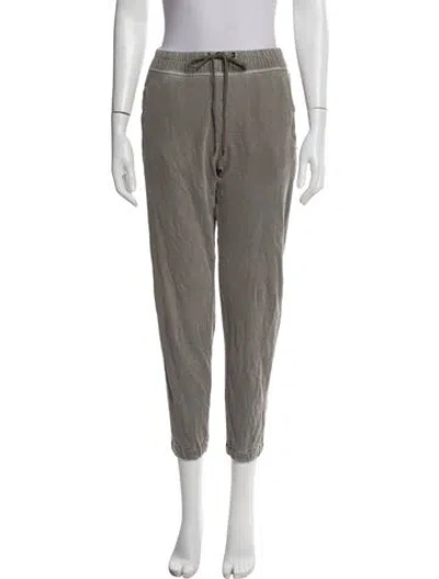 Pre-owned James Perse Supima Cotton Sweatpants In White