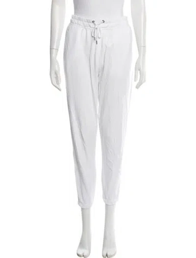 Pre-owned James Perse Supima Cotton Sweatpants In White