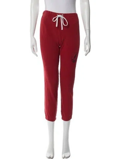 Pre-owned James Perse Sweatpants In Red