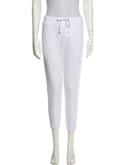 Pre-owned James Perse Sweatpants In White