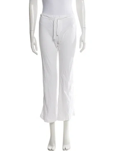 Pre-owned James Perse Sweatpants In White