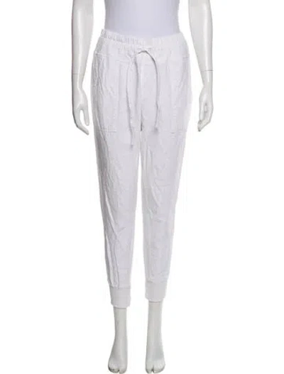 Pre-owned James Perse Sweatpants In White