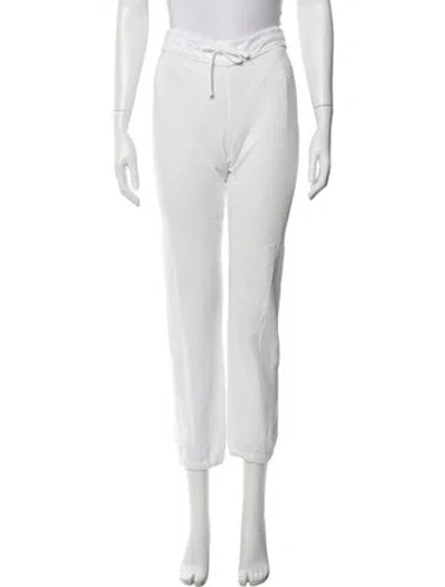 Pre-owned James Perse Sweatpants In White