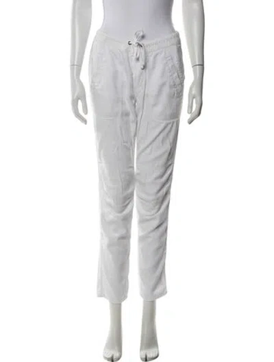 Pre-owned James Perse Sweatpants In White