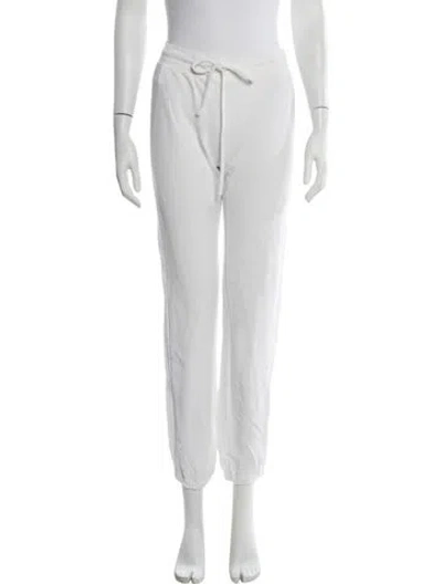 Pre-owned James Perse Sweatpants In White