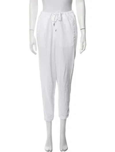 Pre-owned James Perse Sweatpants In White