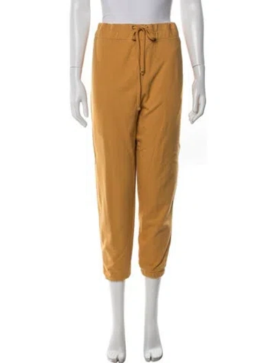 Pre-owned James Perse Sweatpants In Yellow